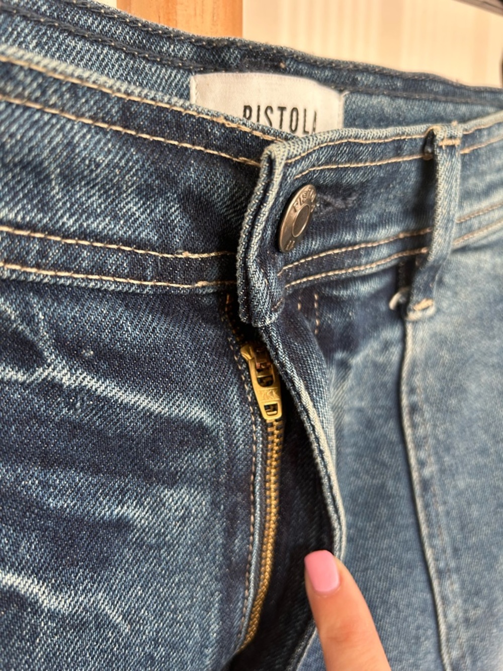 PISTOLA PENNY HIGH RISE WIDE LEG JEANS CANAL WASH Women’s Size 31 NWOT - Picture 10 of 13